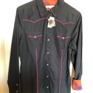 Tin Haul Western Shirt, Sz L, NWT